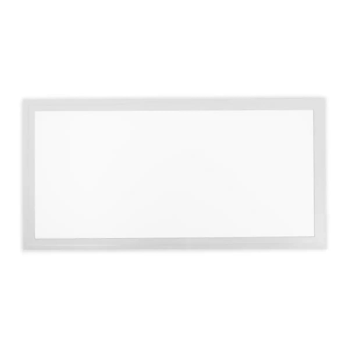 LED Aufbaupanel "NICOLA", Aufbauleuchte aus Metall und Kunststoff mit fest verbauten LEDs in neutralweiß, Panel für Innenräume 29,5 x59,5 cm