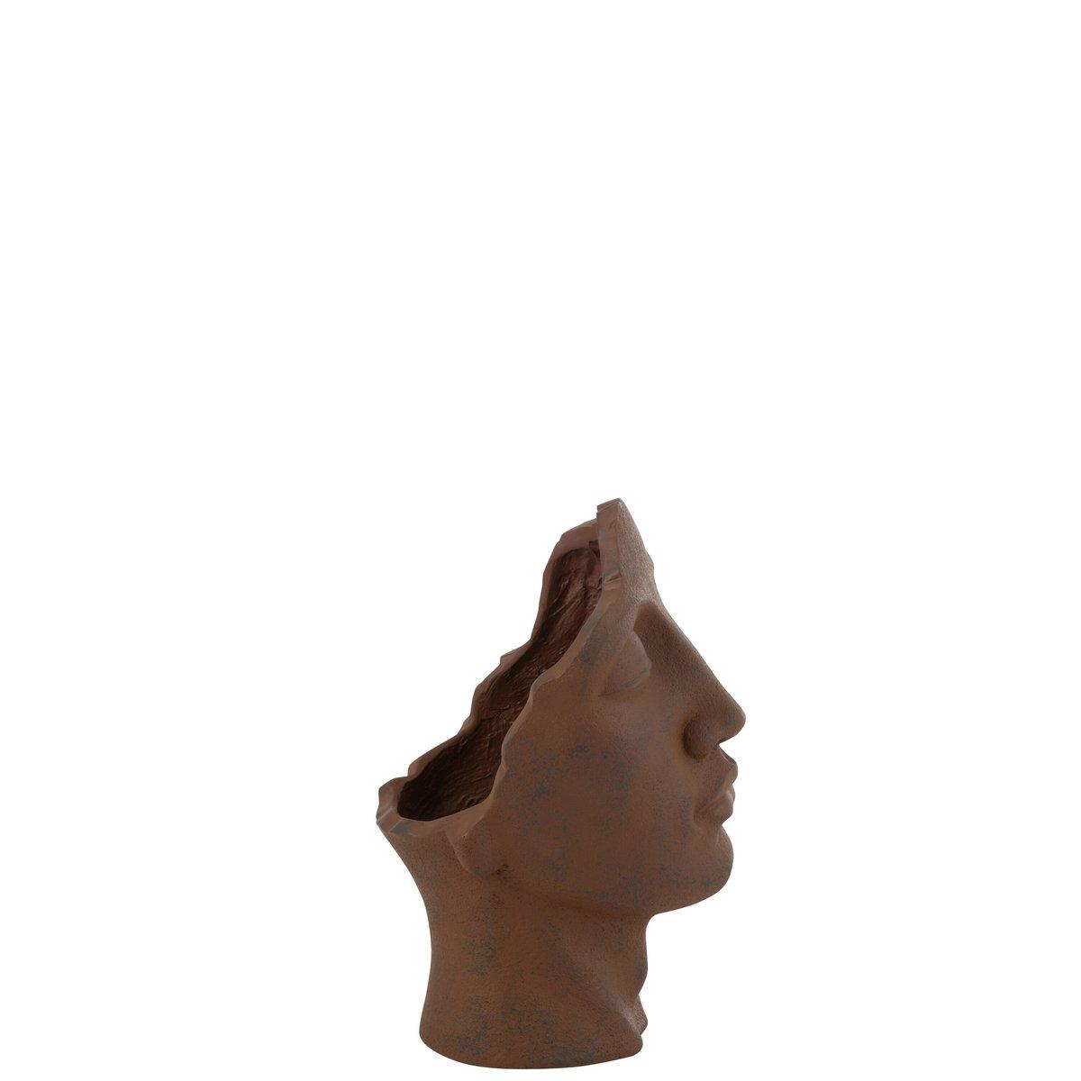J-Line Blumentopf David Clay Rust Small