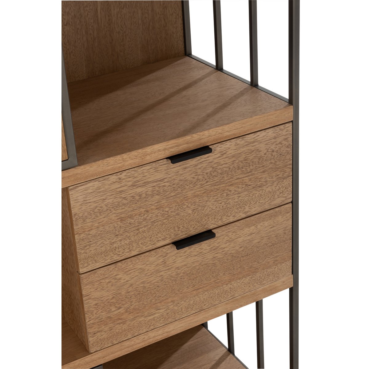 J-Line Compartments Schrank – Holz/Metall – Natur