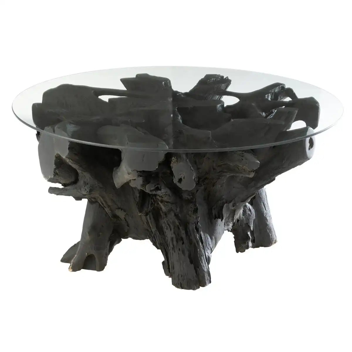 J-Line Tisch Roots – Holz – Schwarz