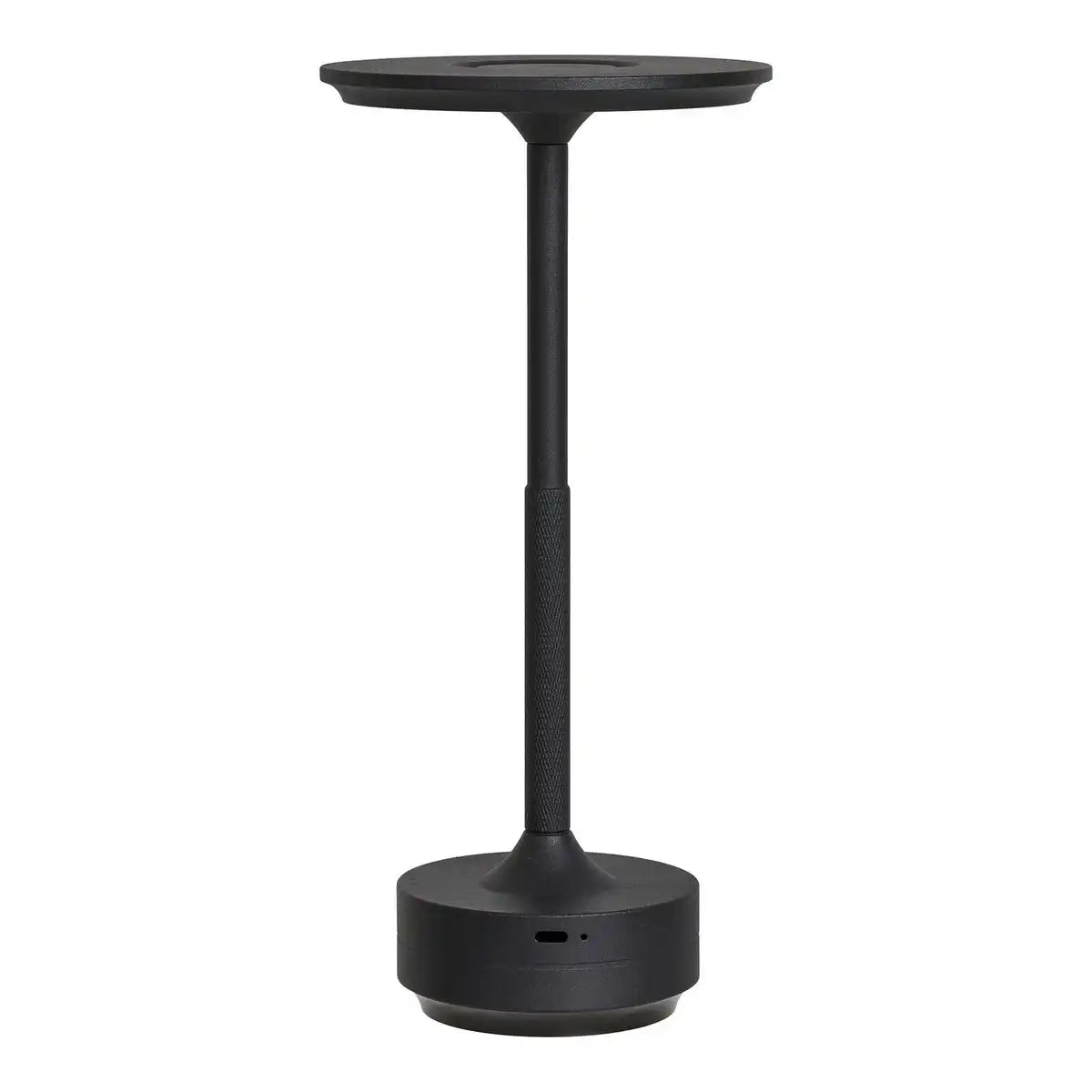 Lyneham LED-Tischlampe – Aluminium, Schwarz – 13 x 13 x 28,5 cm