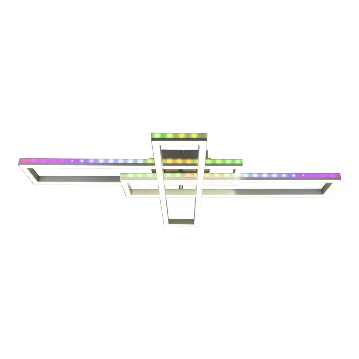 LED-CCT-Deckenleuchte + RGB-Backlight "BANTRY" mit vielen Funktionen, 95 cm lang, inklusive Fernbedienung