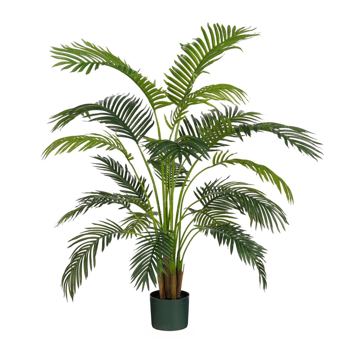 Areca Palm Artificial Pflanze im Topf - H134 x Ø50 cm - Grün