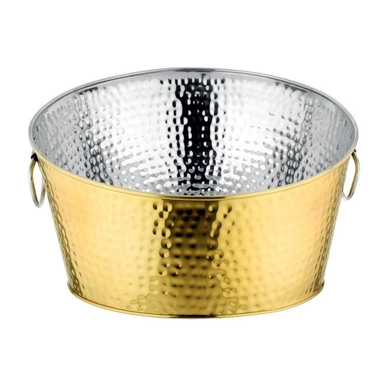 SEAU A CHAMPAGNER DORE MARTELE 38CM