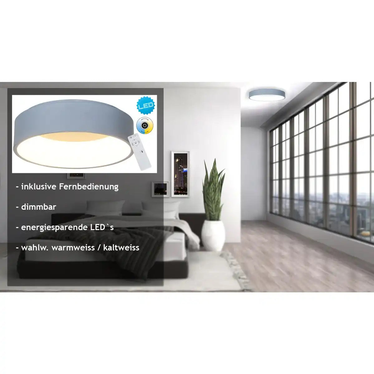 LED Deckenleuchte "Carla" d:45cm