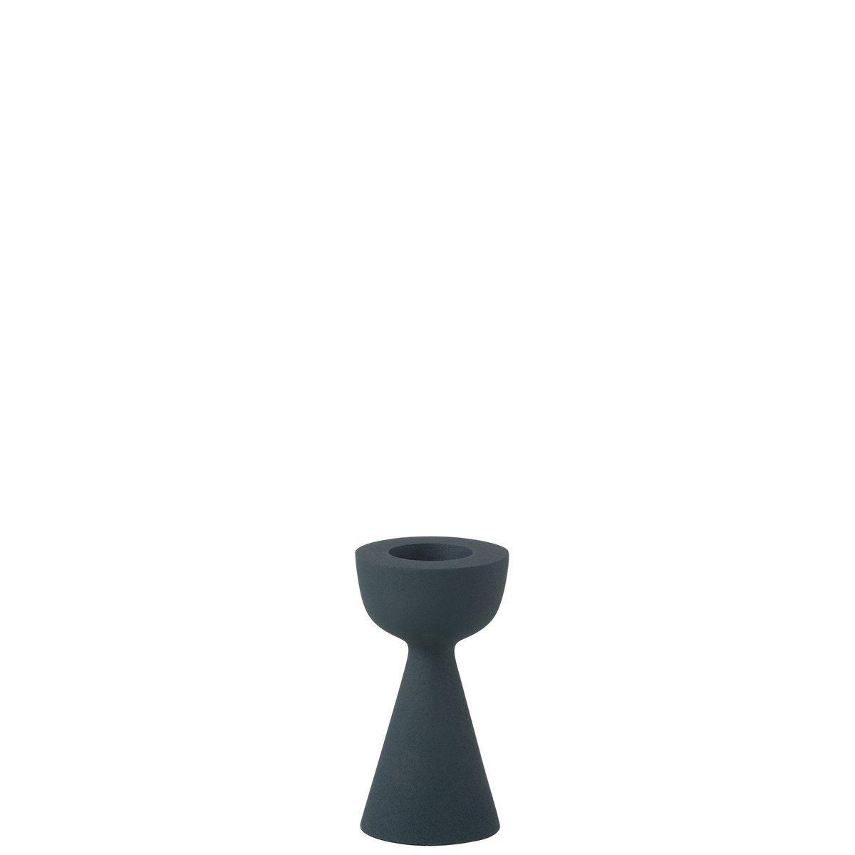 J-Line Kerzenhalter Kegel Aluminium Blau Klein