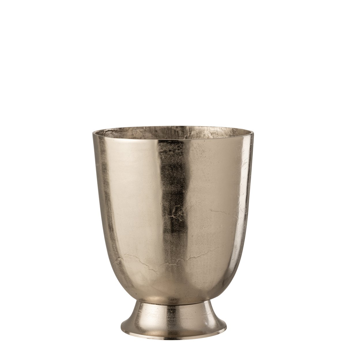 Eiskübel – Champagner – Aluminium – Silber – groß