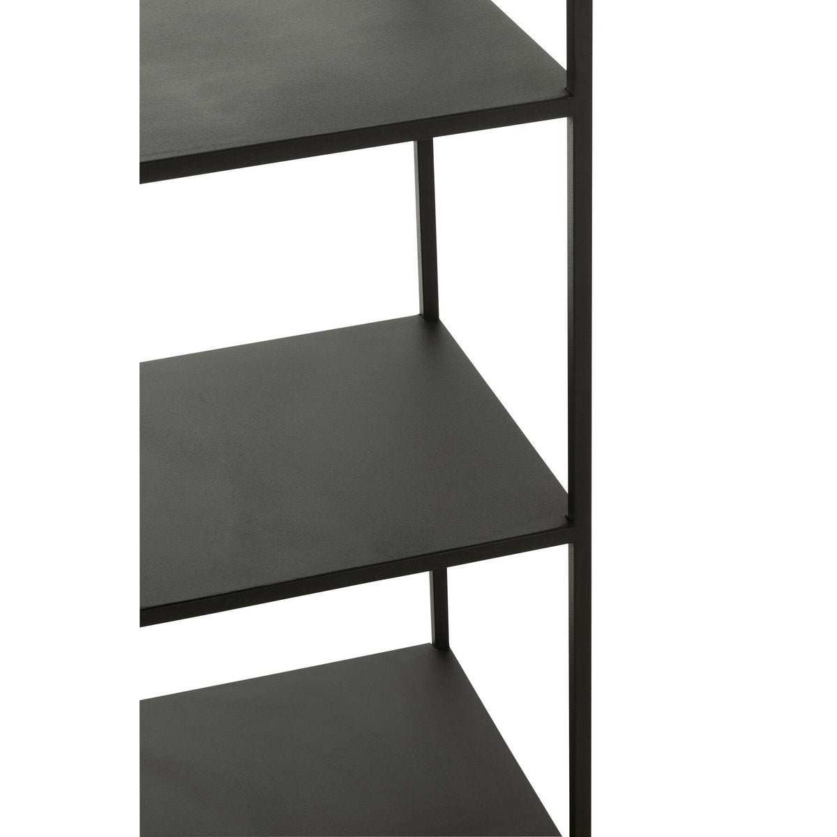 J-Line Rack 6 Ebenen Metall Schwarz