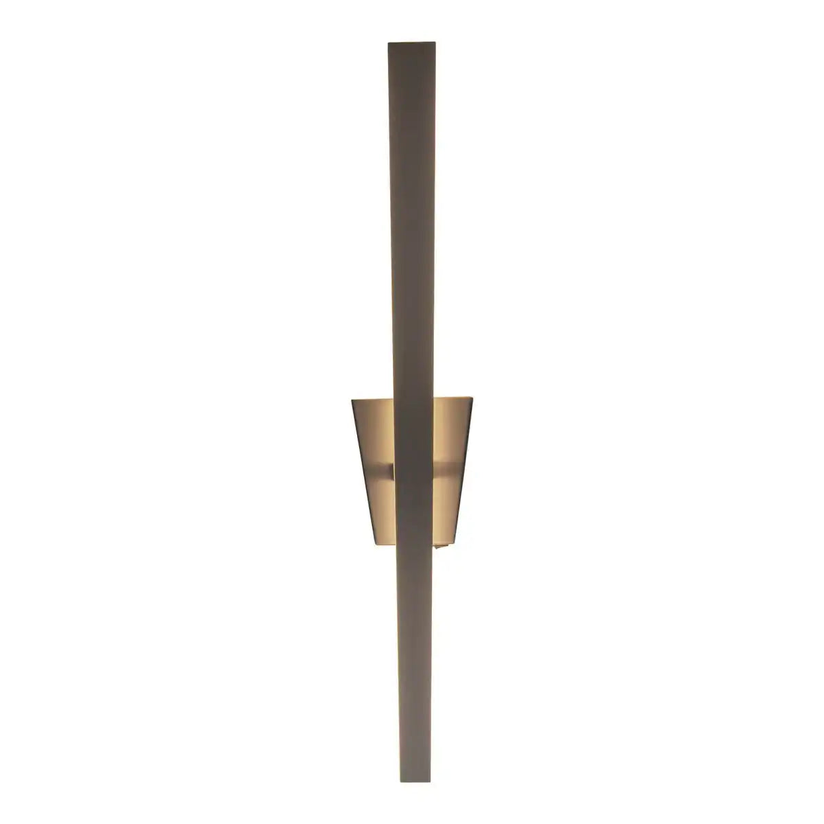 LED Wandleuchte "TREVOR" nickel matt, Wandlampe aus Metall und Kunststoff in Nickel matt, mit fest verbauten LEDs, Wandbeleuchtung innen 62 x 10 x 4,5 cm