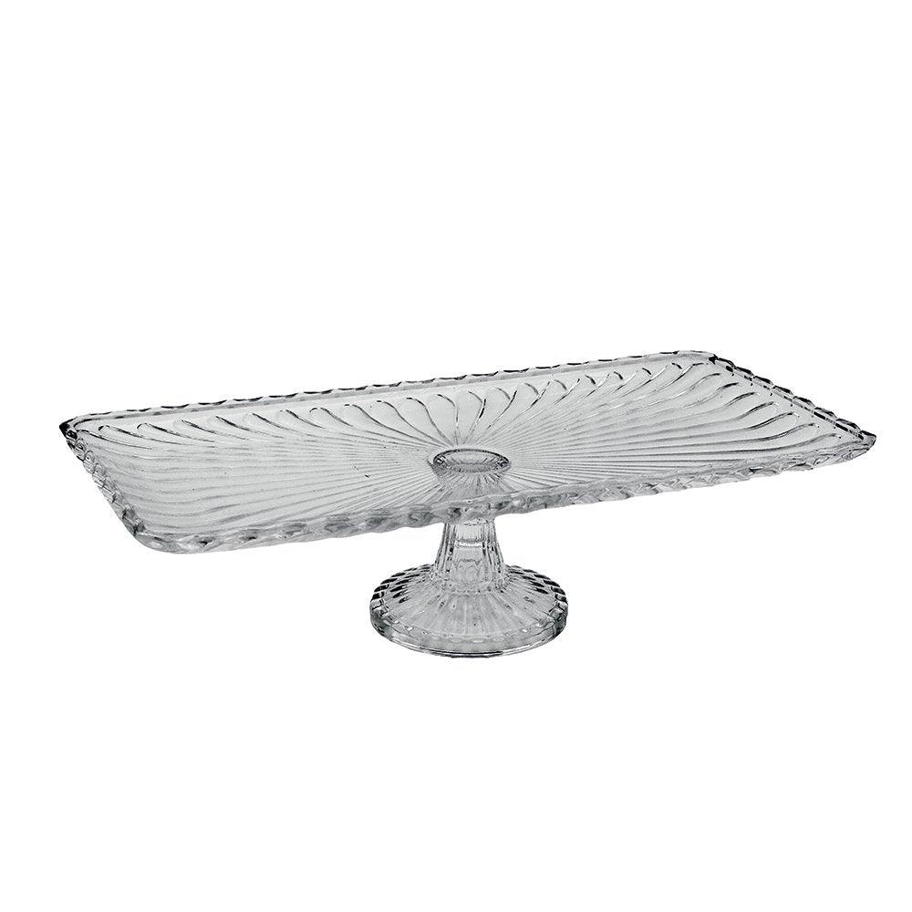 RECHTECKIGE KUCHENFORM AUS GLAS 18,5X18,5X38CM