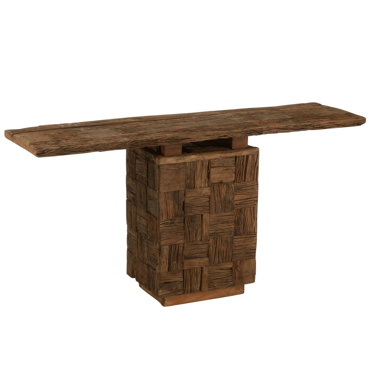 J-Line Konsole Woody Hout Naturel