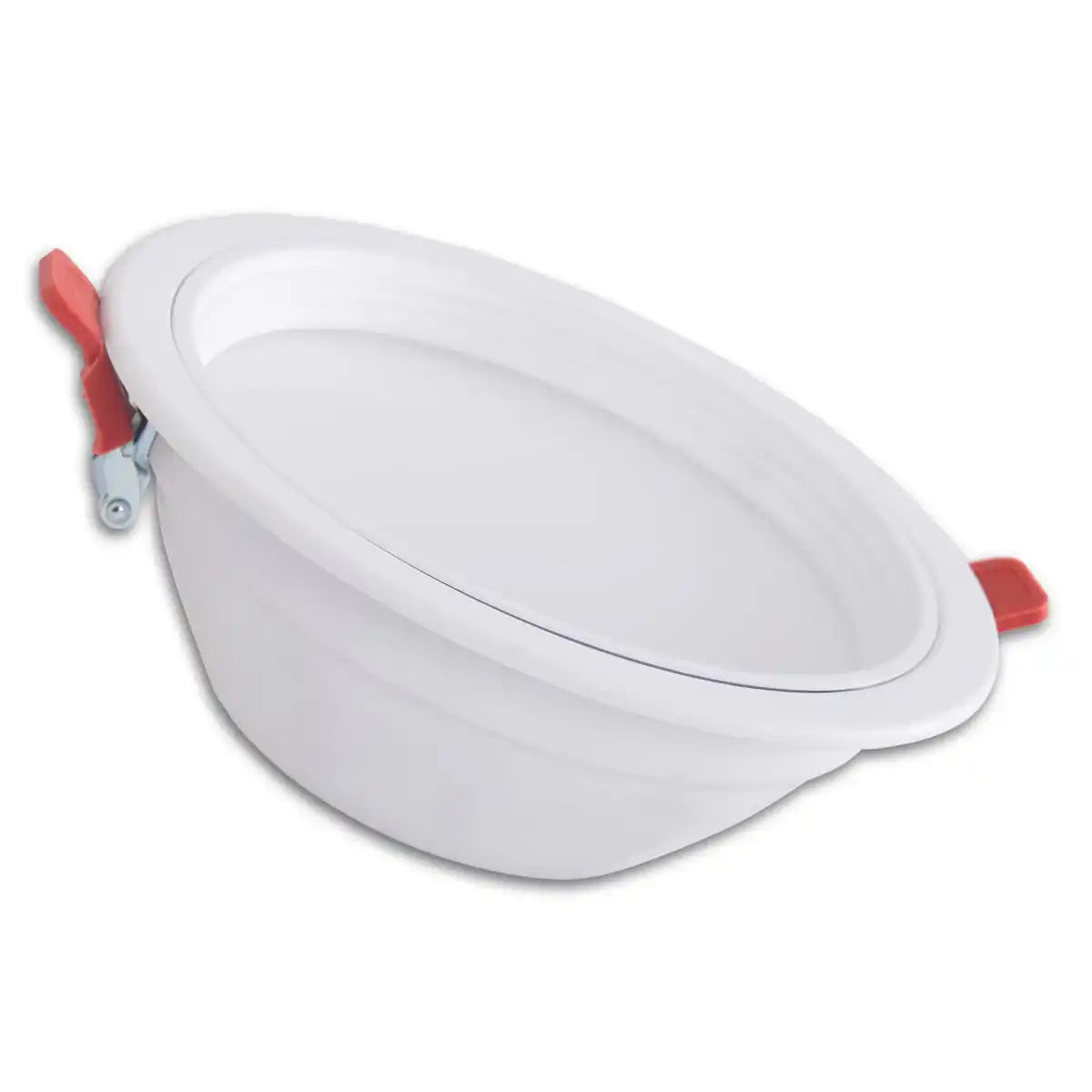 LED- Deckeneinbauleuchte "POINT" Ø 19,5cm, fest verbaute LED mit 18 Watt, neutralweißes Licht