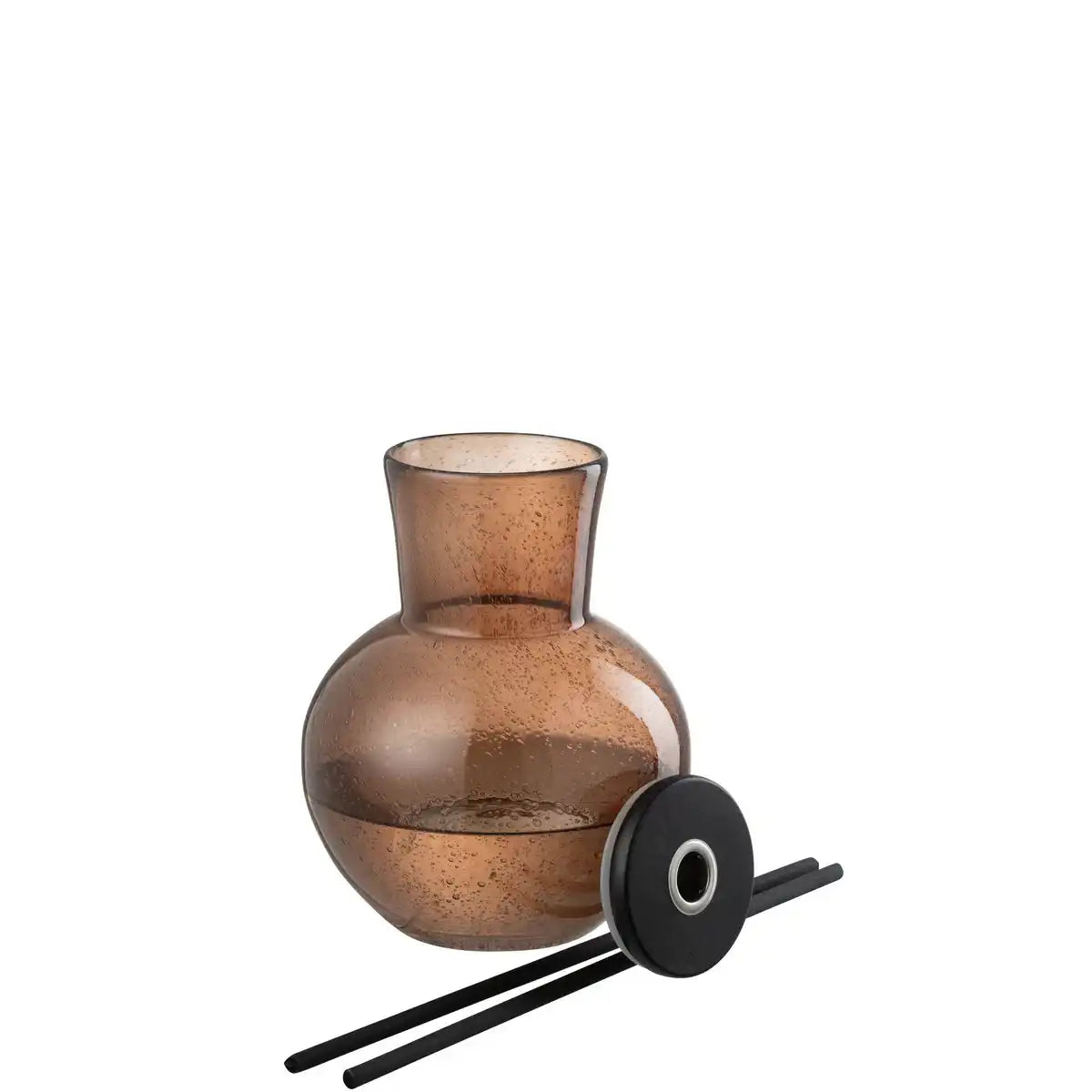 J -Line Duft Öl Vase Deckel Li -Ly Land - Glas - Brown