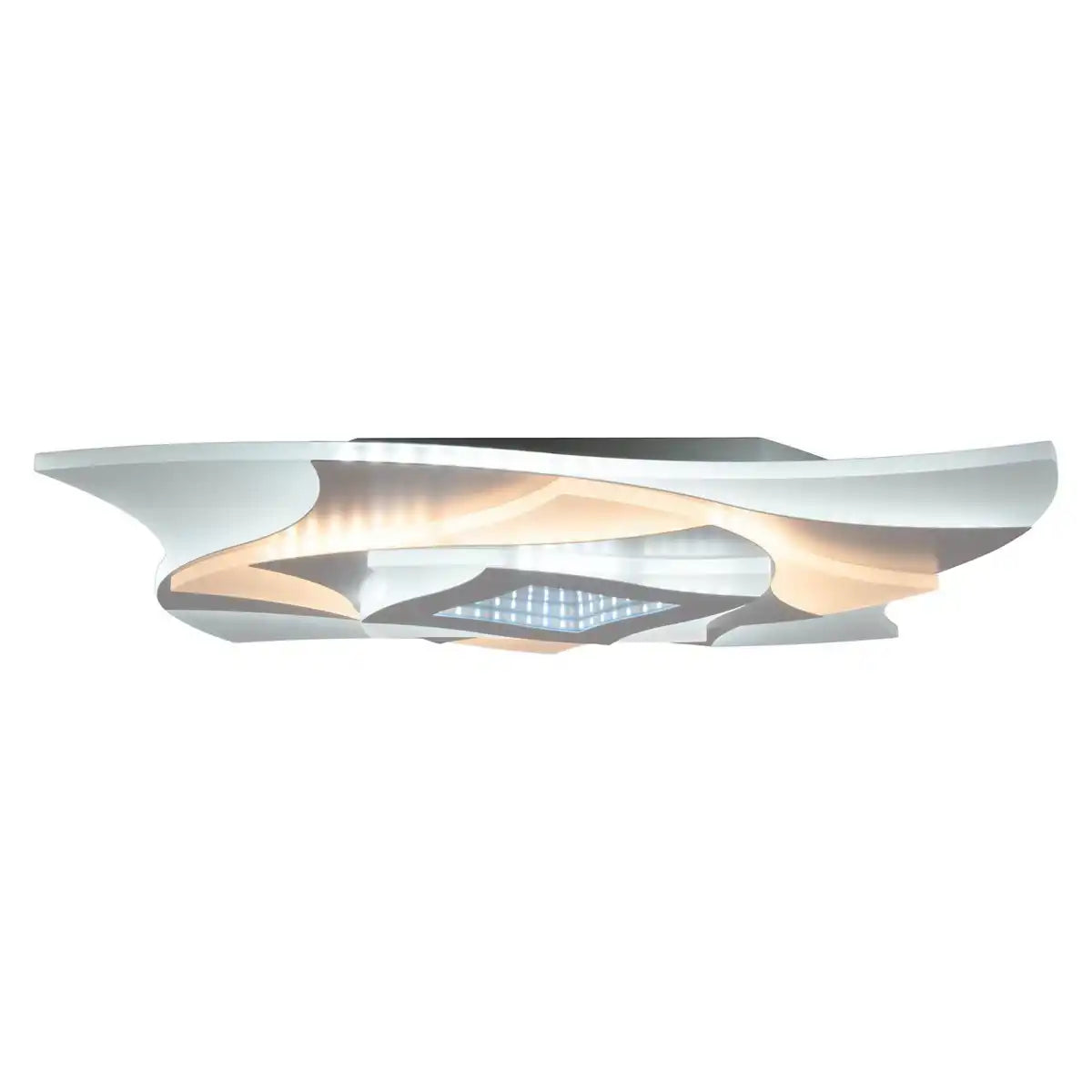 LED Deckenleuchte 3D-Effekt "LIORA" Ø 48 cm, mit vielen Funktionen, Fernbedienung inklusive