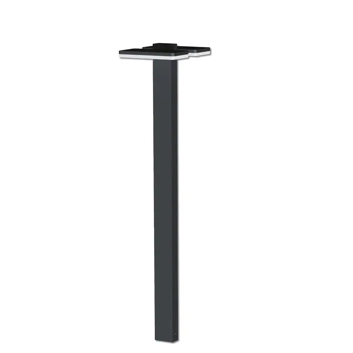 LED-Außensockelleuchte "CLAIR" , aus Metall in Anthrazit, mit integrierter LED