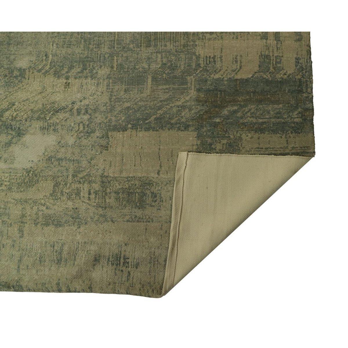 HSM Collection Floor Teppich Grafik -120x180-Grau/Blaupolyester
