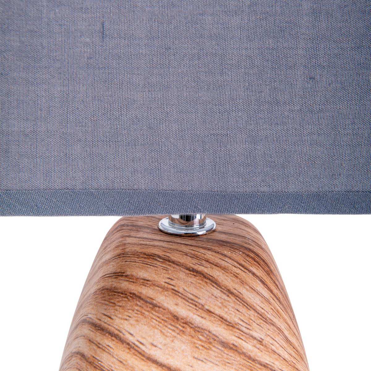 Keramiktischleuchte "CREMONA" aus Keramik in braun/grau mit E14 Fassung, Tischlampe für Wohnräume 31 cm hoch
