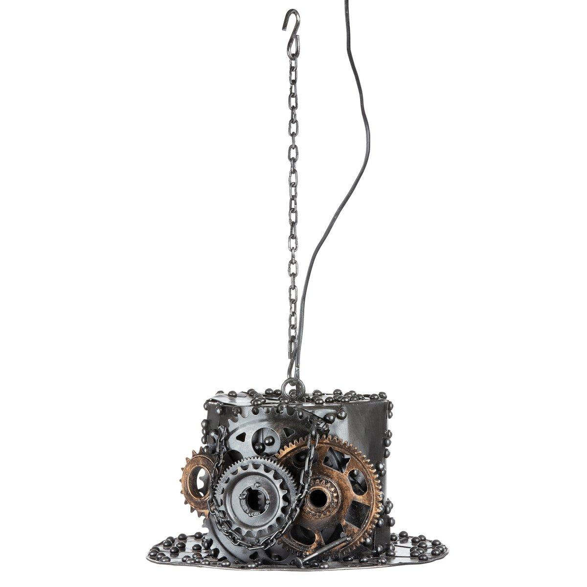 Metall Hängelampe "Steampunk Hat"