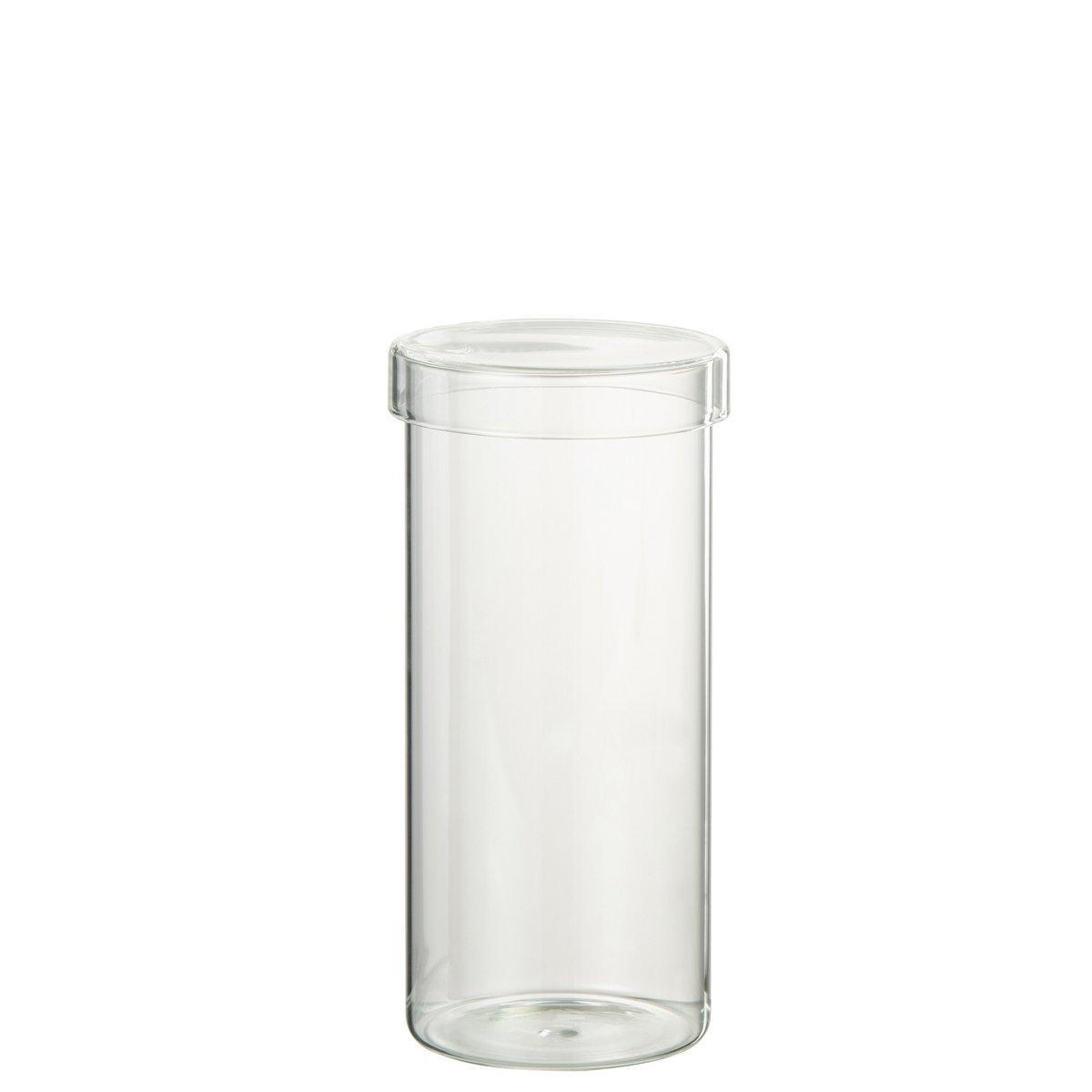 J-Line Glasglas Lisa Glas Transparent Groß