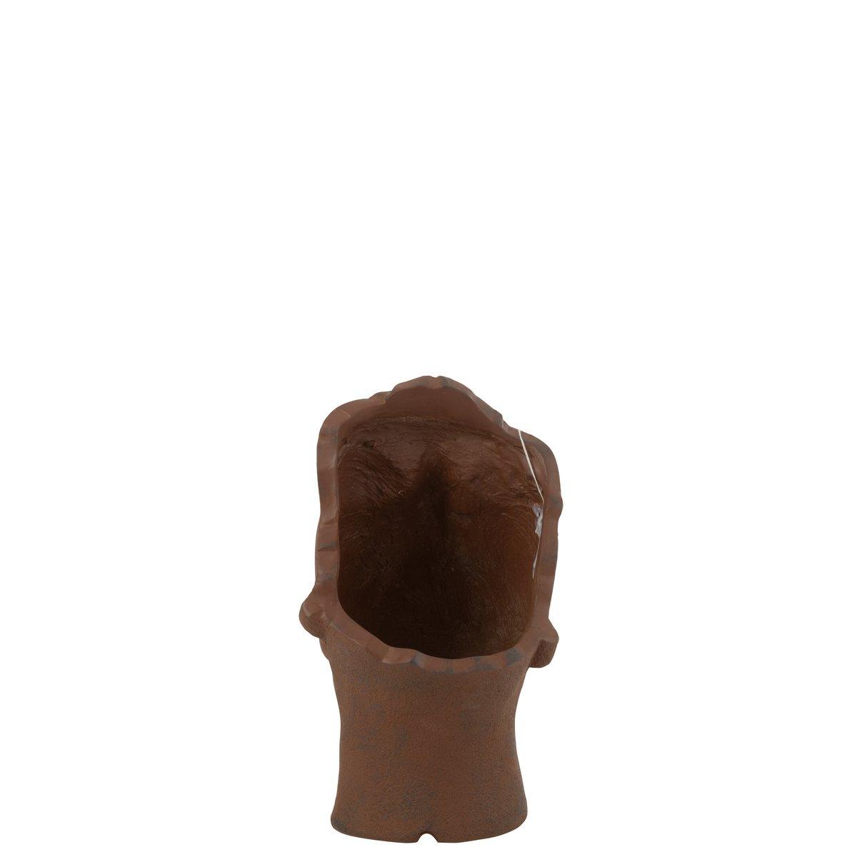 J-Line Blumentopf David Clay Rust Small