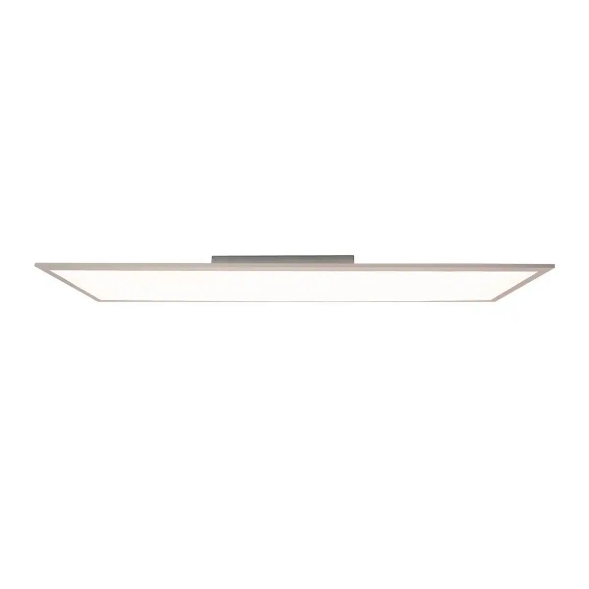 LED Panel-Deckenleuchte "NICO", funktionelle Deckenleuchte aus Metall und Kunststoff in weiß, mit festverbauten LED und vielen Funktionen, ideal für Büro, Praxis oder Werkstatt, ca. 119,5 cm lang