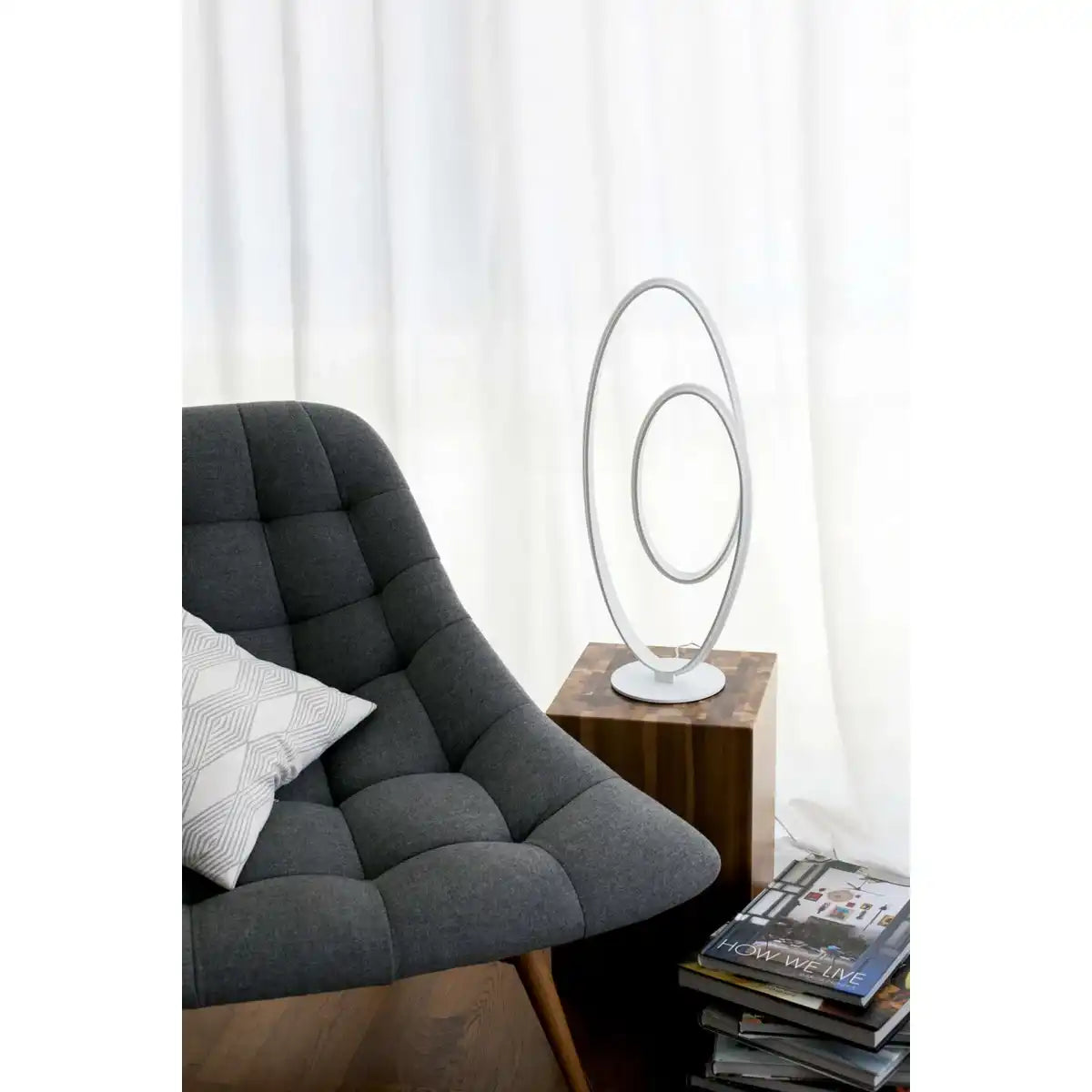 LED Tischleuchte h: 60cm weiß "ODRIVE"
