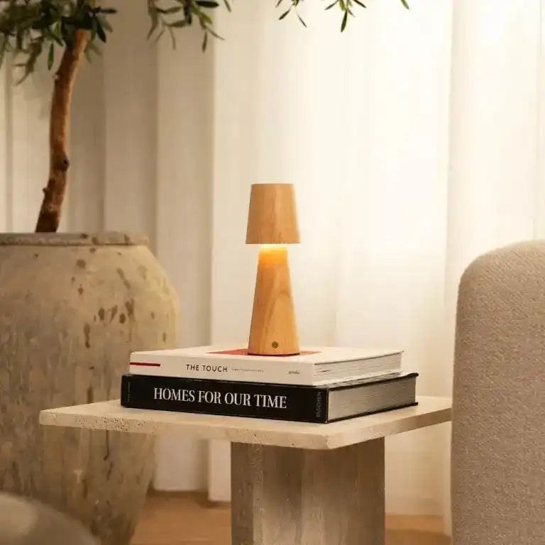 Lucas wiederaufladbare Tischlampe – kabellos, dimmbar und USB-C-Aufladung