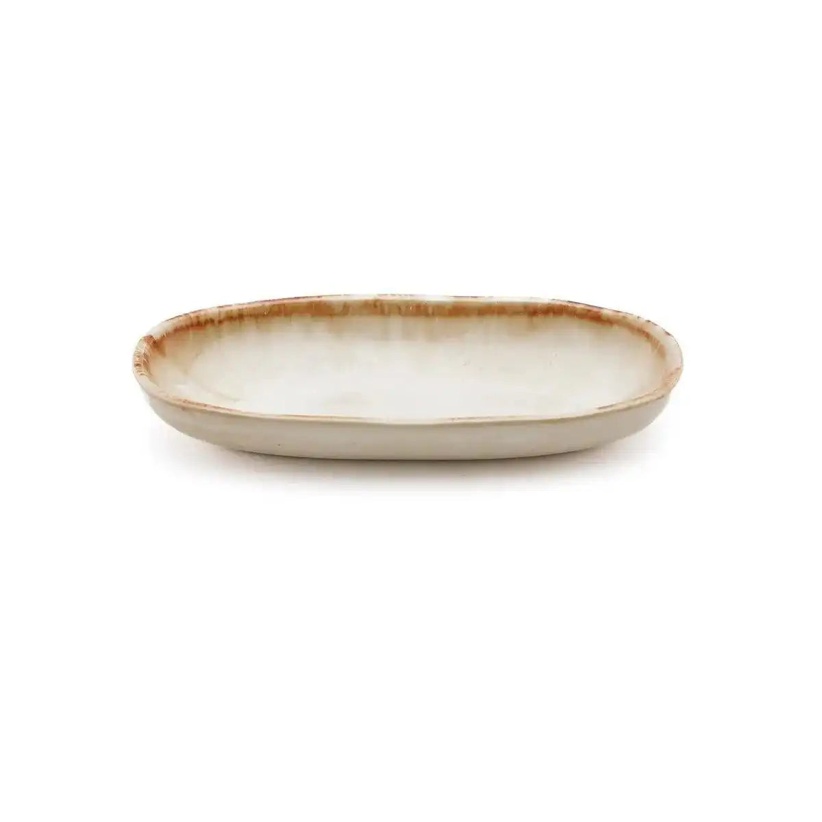 6 er Set Keramik ovale Cascais Teller Speiseteller - HomeDesign Knaus