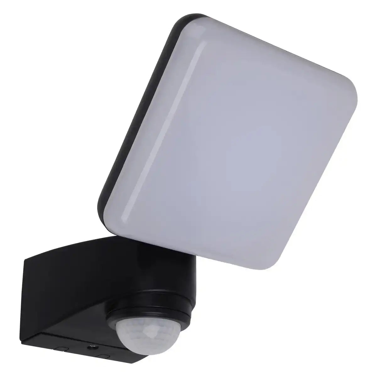 LED Außenwandleuchte "JARO" mit 360° Bewegungsmelder, aus Kunststoff in Anthrazit, mit integrierter LED