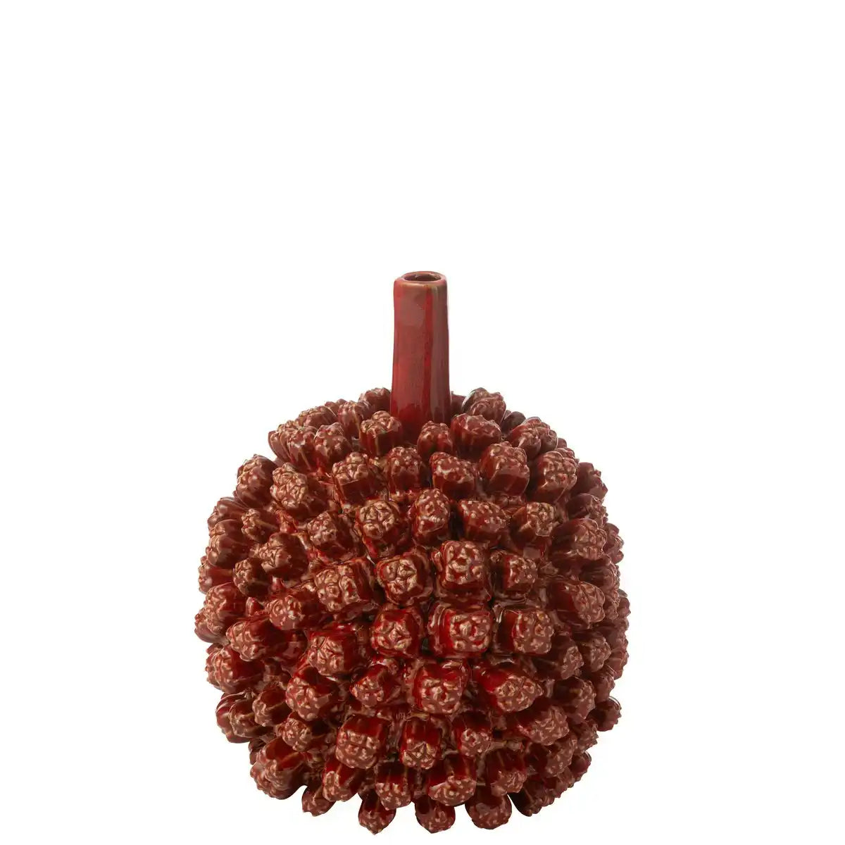 J -Line Vase Saki - Keramik - Rot - groß - Ø 24,5 cm