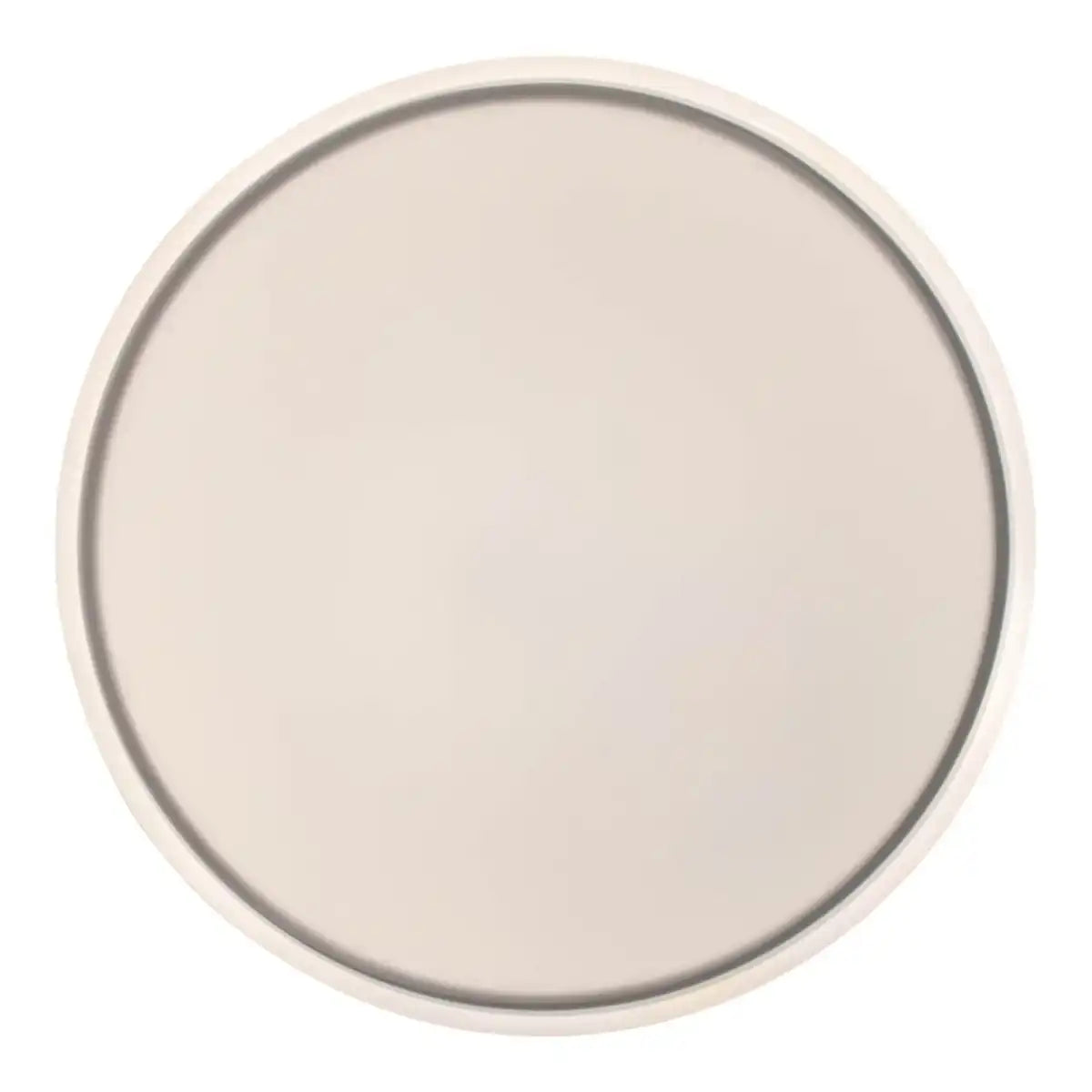 LED Deckenleuchte "Lola" Ø von 50 cm, 9 cm hoch, Metall und Kunststoff in Braun und Weiß, integrierte LEDs, 1900 lm, dimmbar, CCT-Funktion 3000-6500 K, Nachtlichtfunktion