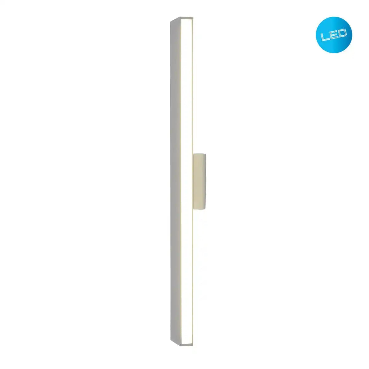 LED Wandleuchte DUBAI"", moderne Wandlampe aus Aluminium und Kunststoff, fest verbaute LEDs, 60 cm lang bzw. hoch. Ideal für die Ausleuchtung von Eingangsbereichen, Fluren, zur Strukturierung von großen Wandflächen