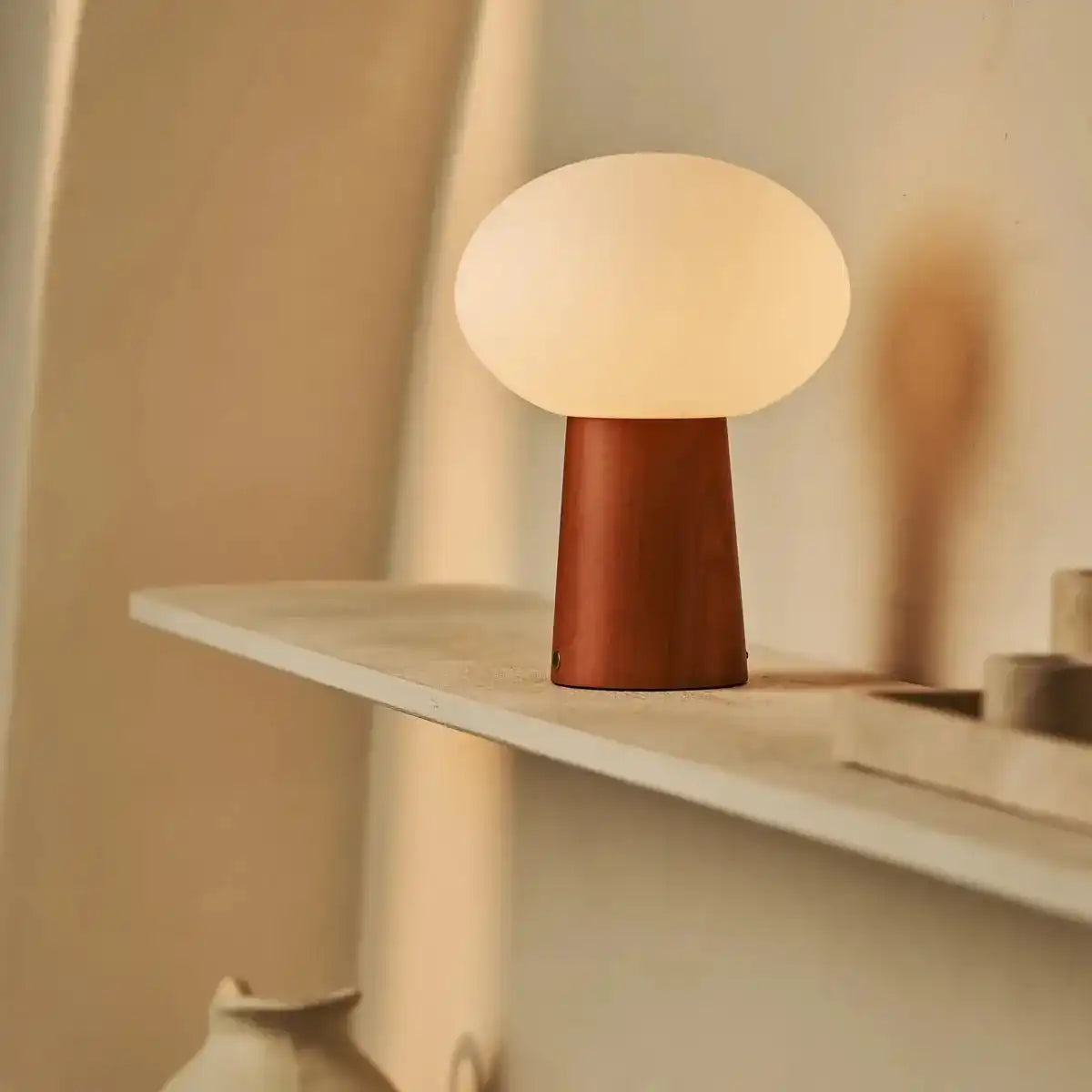Max kastanienhalte Holzschnur und wiederaufladbare Lampe-umweltfreundliches Design