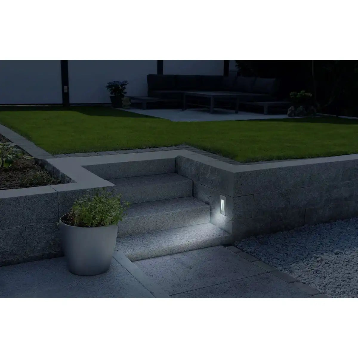 LED Einbau-Außenwandleuchte "KOLARI"
