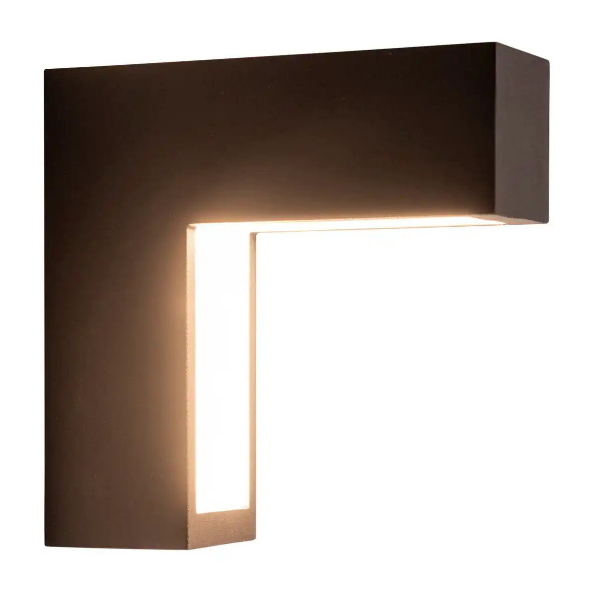 LED Außen Wandleuchten "ANGUS" aus Metall und Kunststoff in Anthrazit, mit integrierter LED