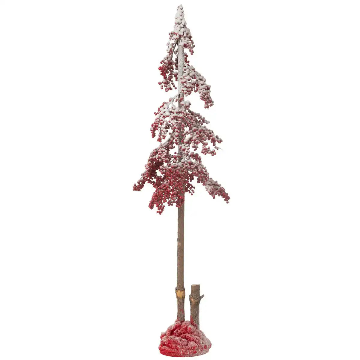 J -Line Dekoration Weihnachtsbaum große Beeren - Kunststoff - Rot groß