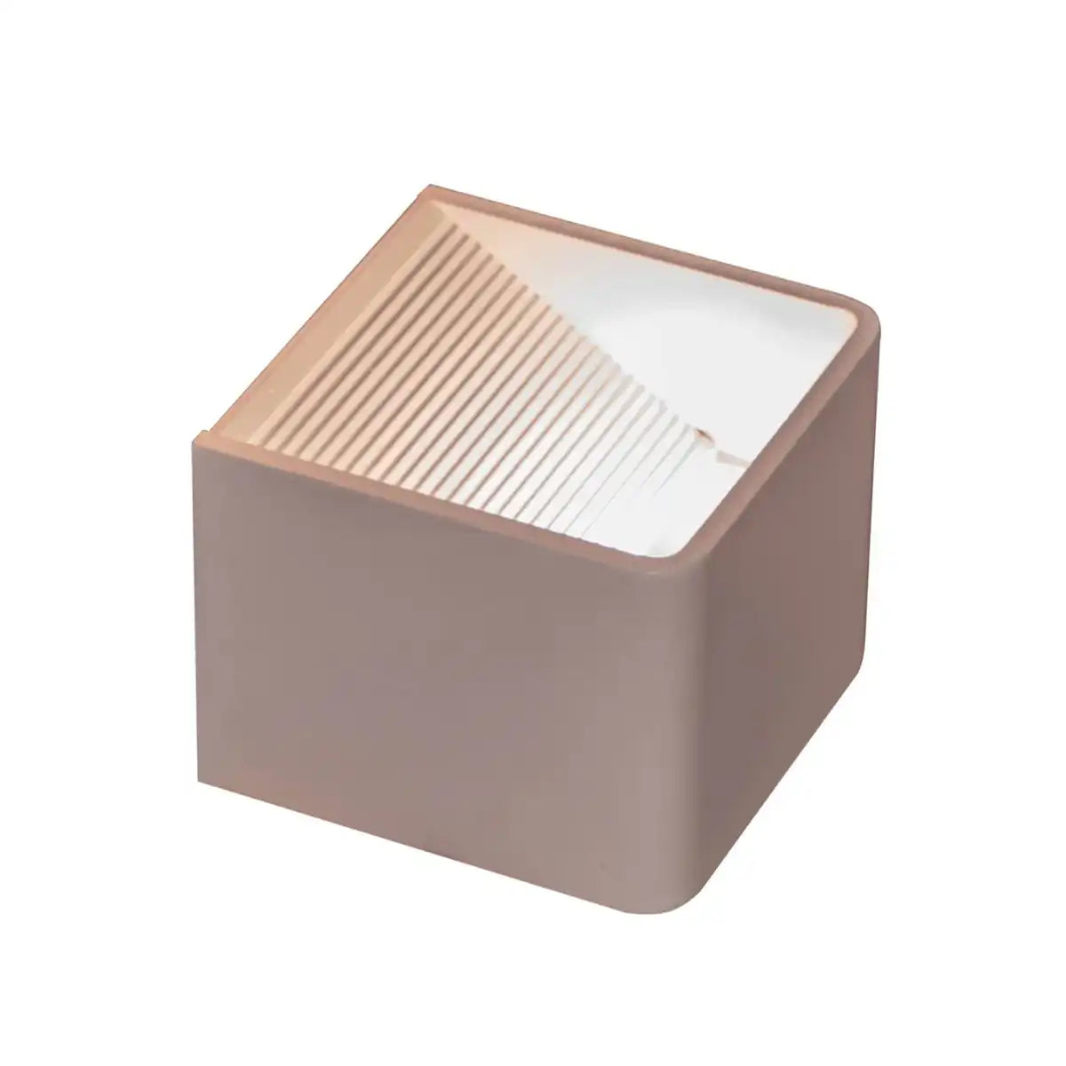 Akku-Wand-Leuchte "CUBE" magnetisch, ca 10 x 10 cm, aus weißem Metall, mit Bewegungssensor