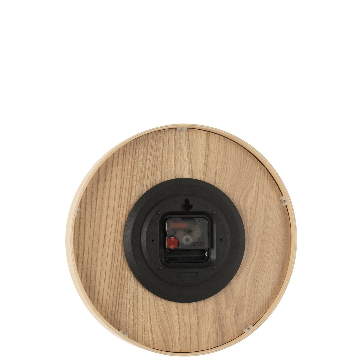 J-Line Wanduhr Sperrholz/MDF Natur Klein