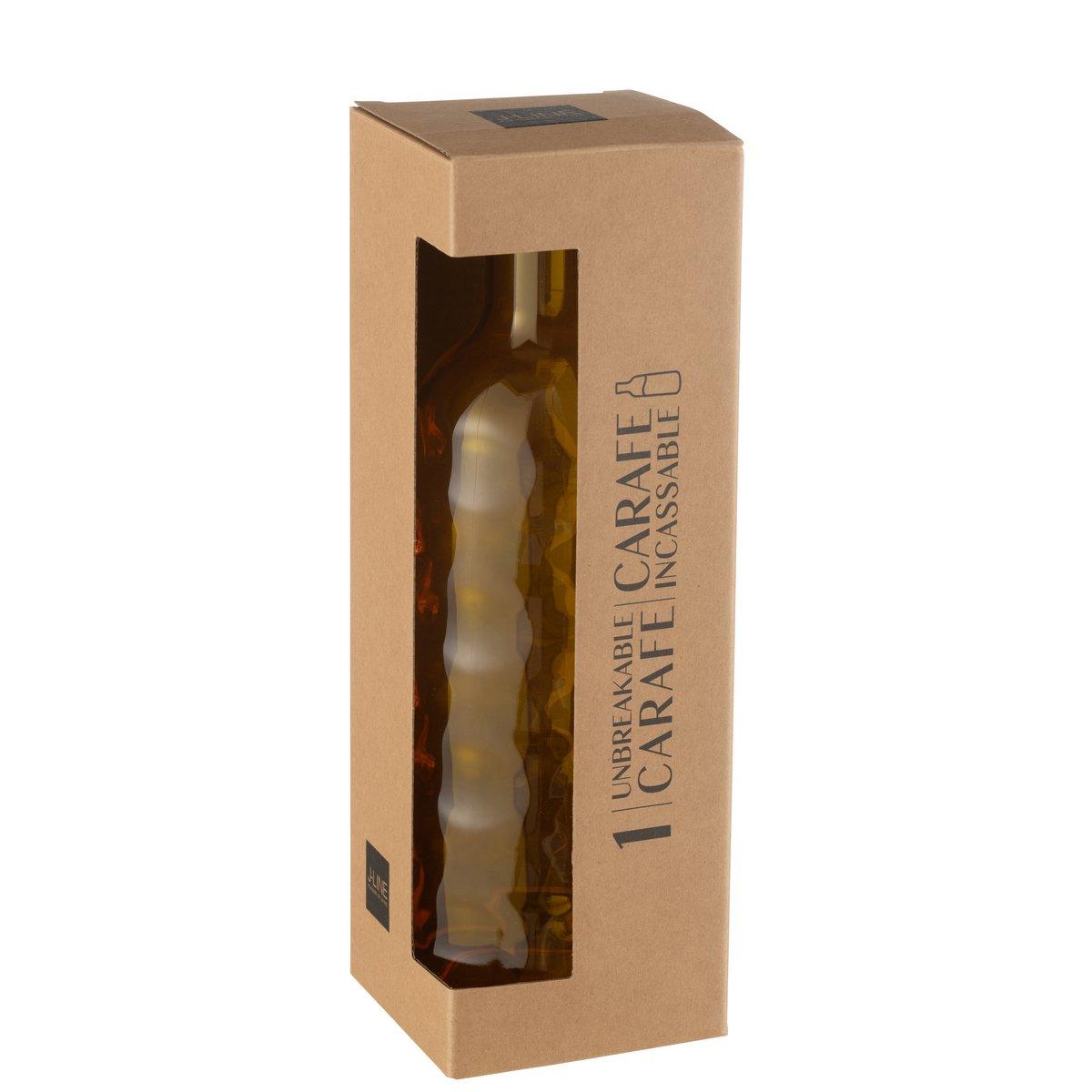 J-Line-Flasche Hammered In Giftbox – Kunststoff – Gelb