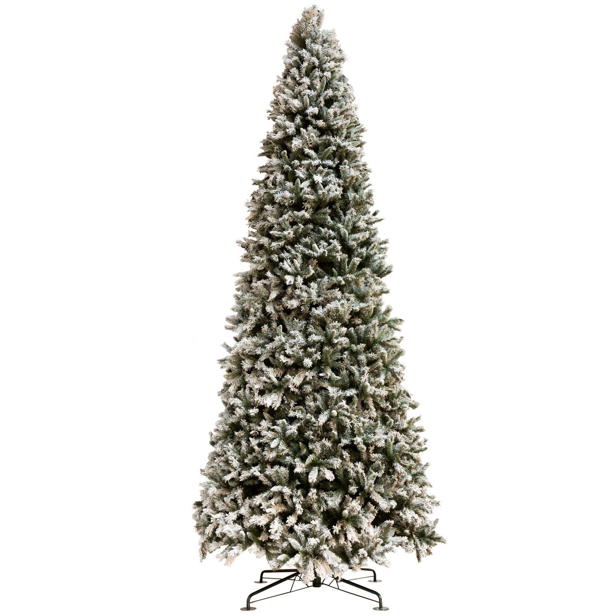J-Line Weihnachtsbaum aus Kunststoff, Schneegrün, extra groß