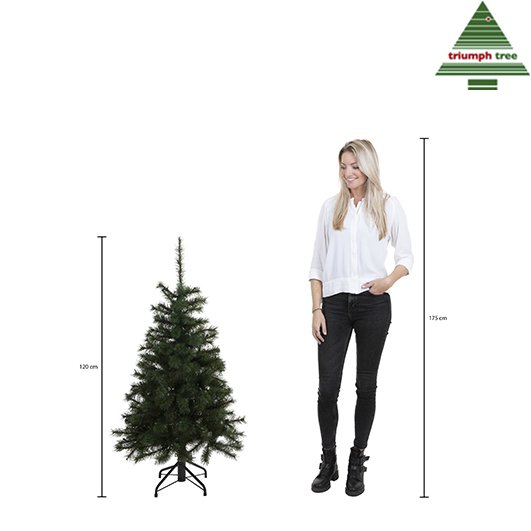 Künstlicher Weihnachtsbaum - H120 x Ø99 cm - Grün