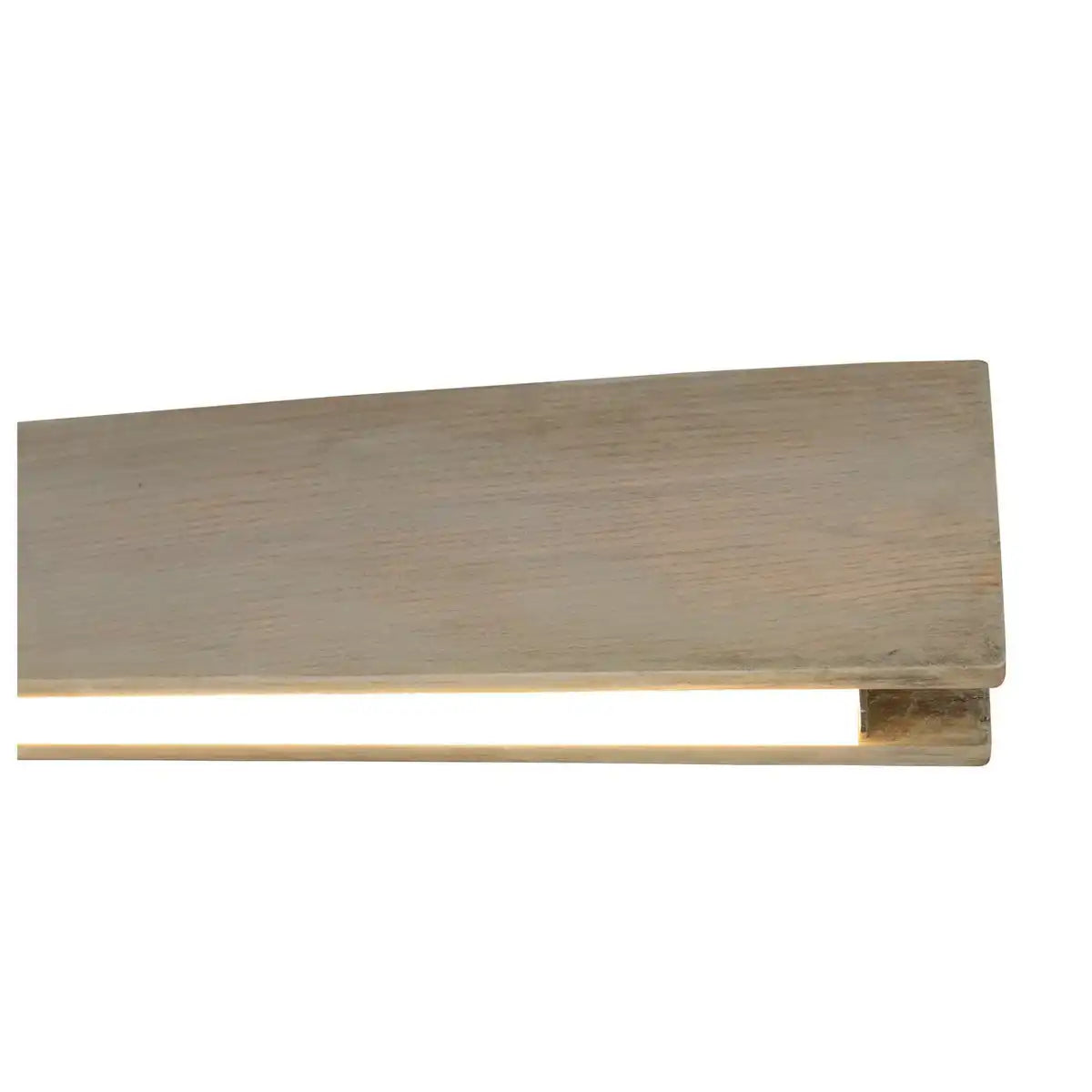 LED Deckenleuchte "STRAIGHT", 97,5 cm lang, aus Metall, Holz, Acryl und Eschenholz, für Wohnräume und Büro