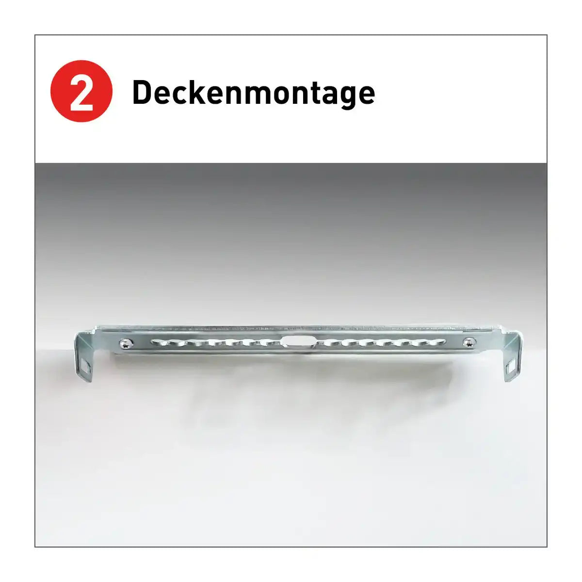 LED Deckenleuchte "BONUS" Ø29 cm, Funktionsleuchte Einbau- und Aufbau möglich, Deckenlampe aus Metall und Kunststoff in weiß, mit fest verbauten LEDs, inkl. CCT-Farbwechsler