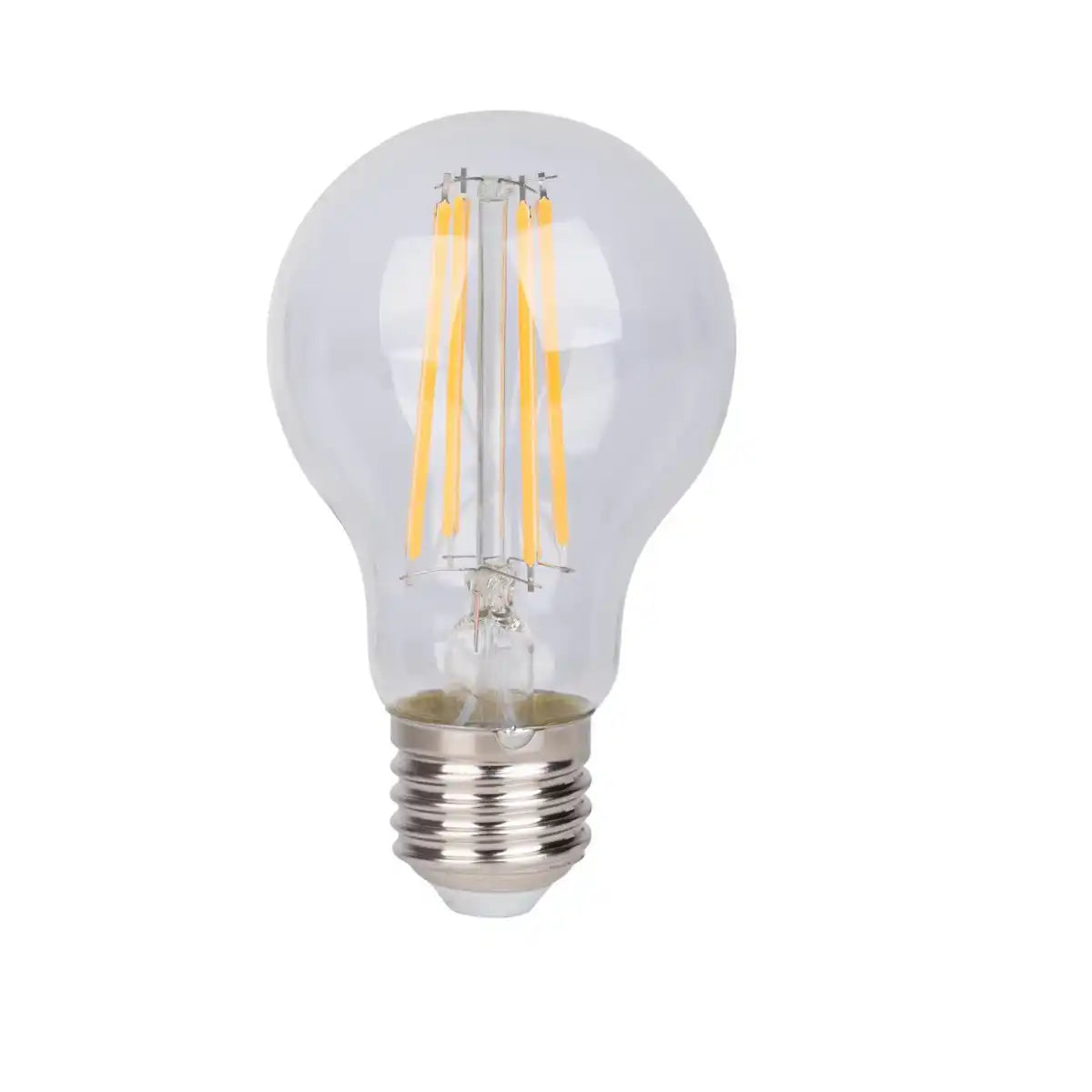 6er-Set LED Filament-Leuchtmittel mit E14-Fassung 8 Watt, aus Metall und Glas, klar