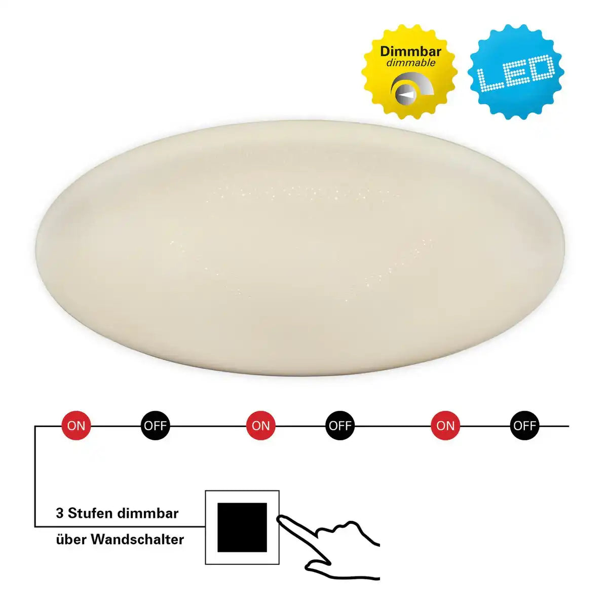 LED Deckenleuchte "RAVENNA" d:52cm
