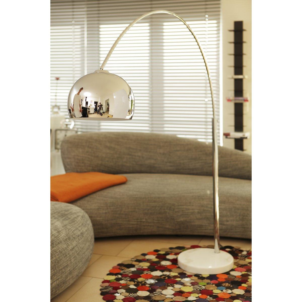 Bogenlampe 208 cm chrom