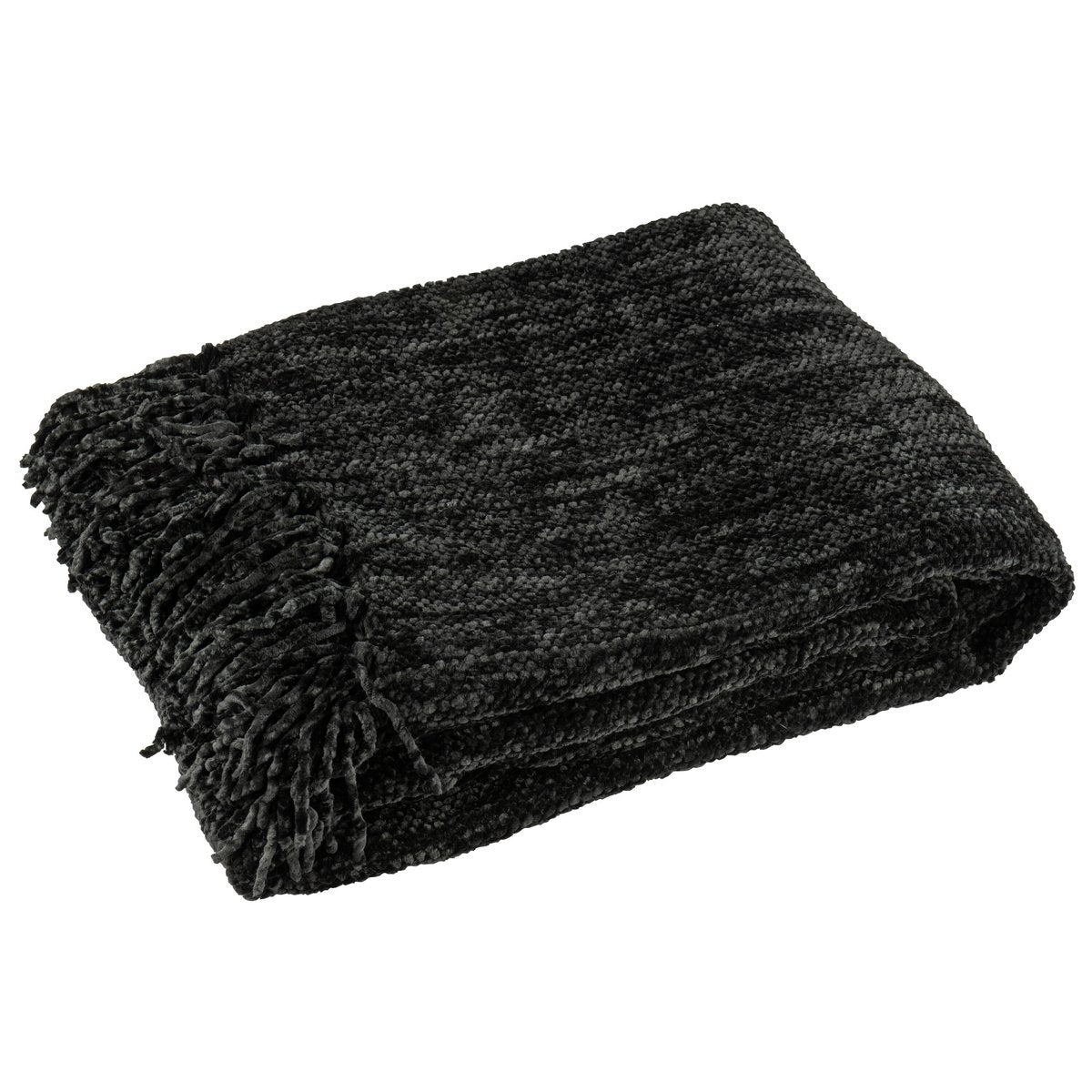 J-Line Dean Chenille Polyester Schwarz