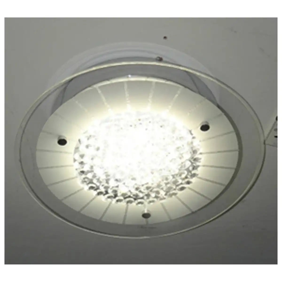 LED Deckenleuchte "CHUR" mit Kristalleffekt
