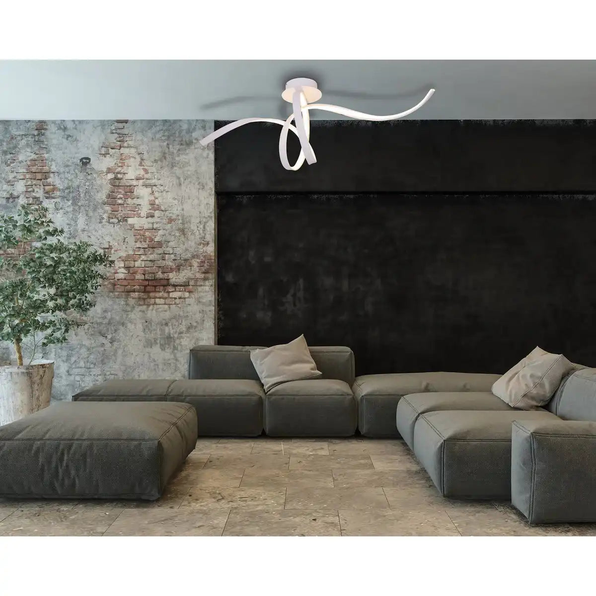 LED Deckenleuchte l: 120cm weiß "ODRIVE"