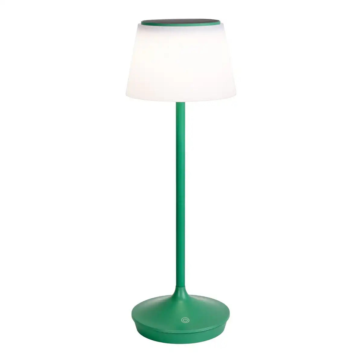 LED Leuchte "EMMI" für Außen und Innen, Tischlampe aus Metall und Kunststoff, mit fest verbauten LEDs, LED Tischlampe für Balkon, Terrasse, Garten, Wohnzimmer, Wintergarten, ca. 38 cm hoch